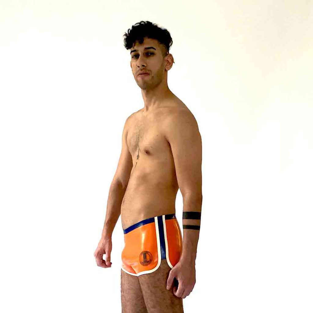 Latex swim trunks XX88