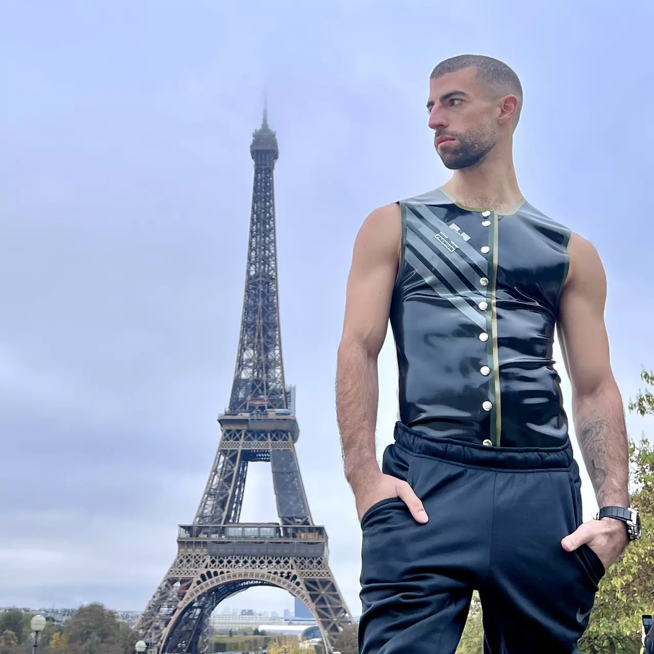 Latex sleeveless prince Z33