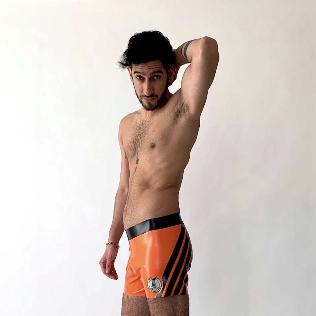 Latex shorts biker 5000
