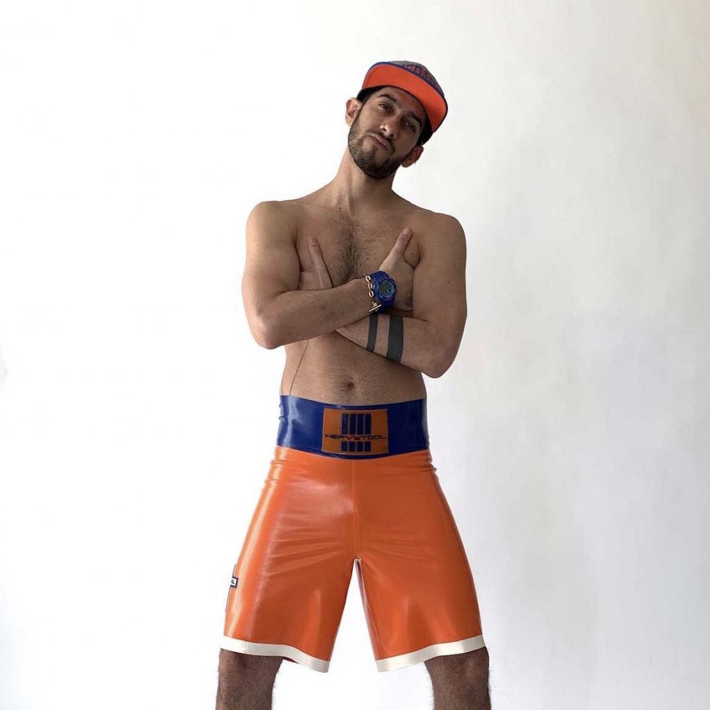 Latex boxer shorts BX44
