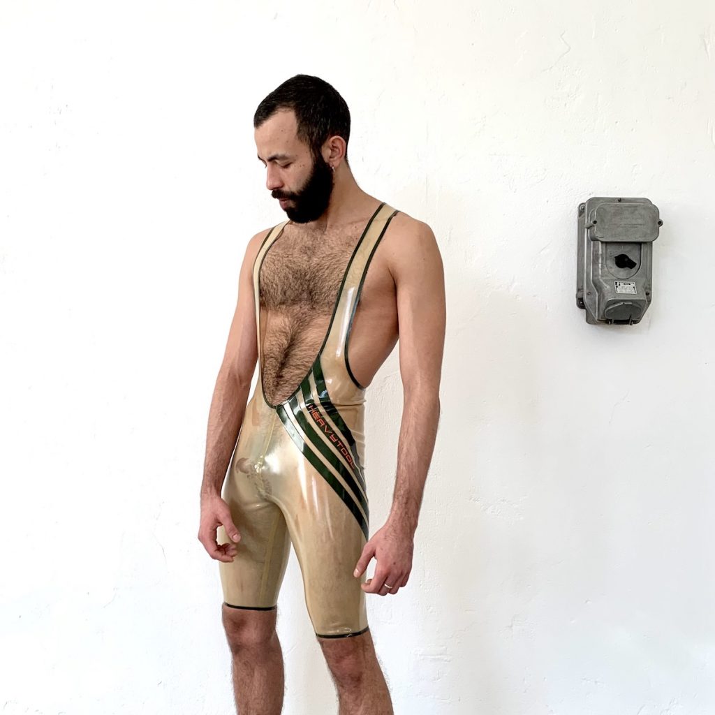Latex wrestlerbody WW88