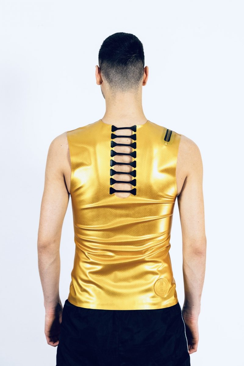 heavytool-gear-rubber-latex-berlin-kilt-sleeveless-gold