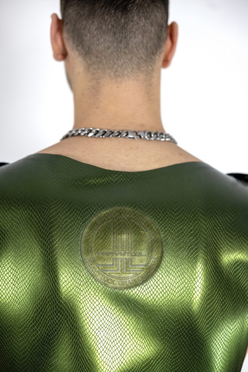 heavytool-gear-rubber-latex-berlin-sleeveless-reptile-green