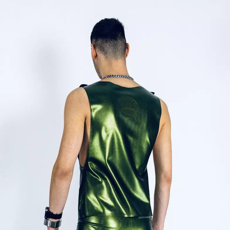 heavytool-gear-rubber-latex-berlin-sleeveless-reptile-green
