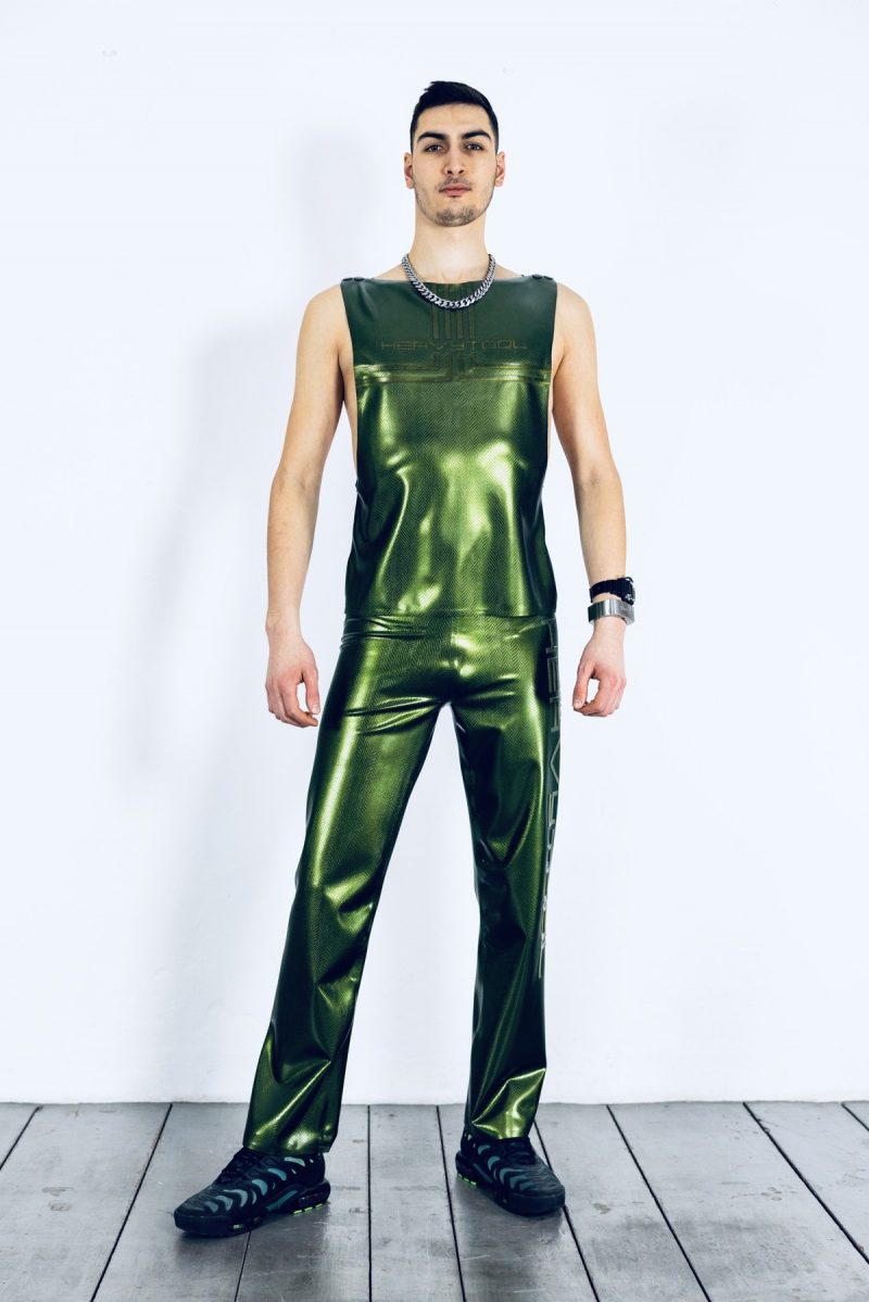 heavytool-gear-rubber-latex-berlin-sleeveless-reptile-green