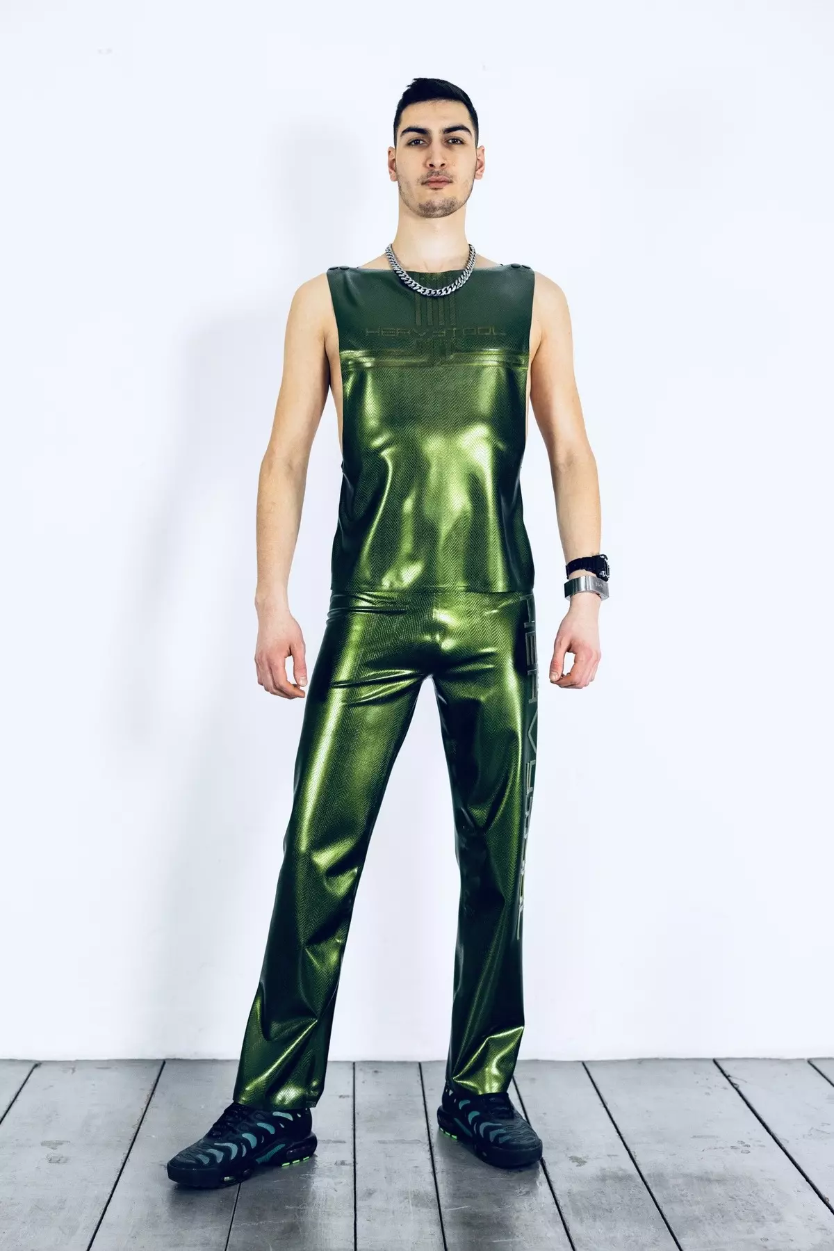 heavytool-gear-rubber-latex-berlin-sleeveless-reptile-green