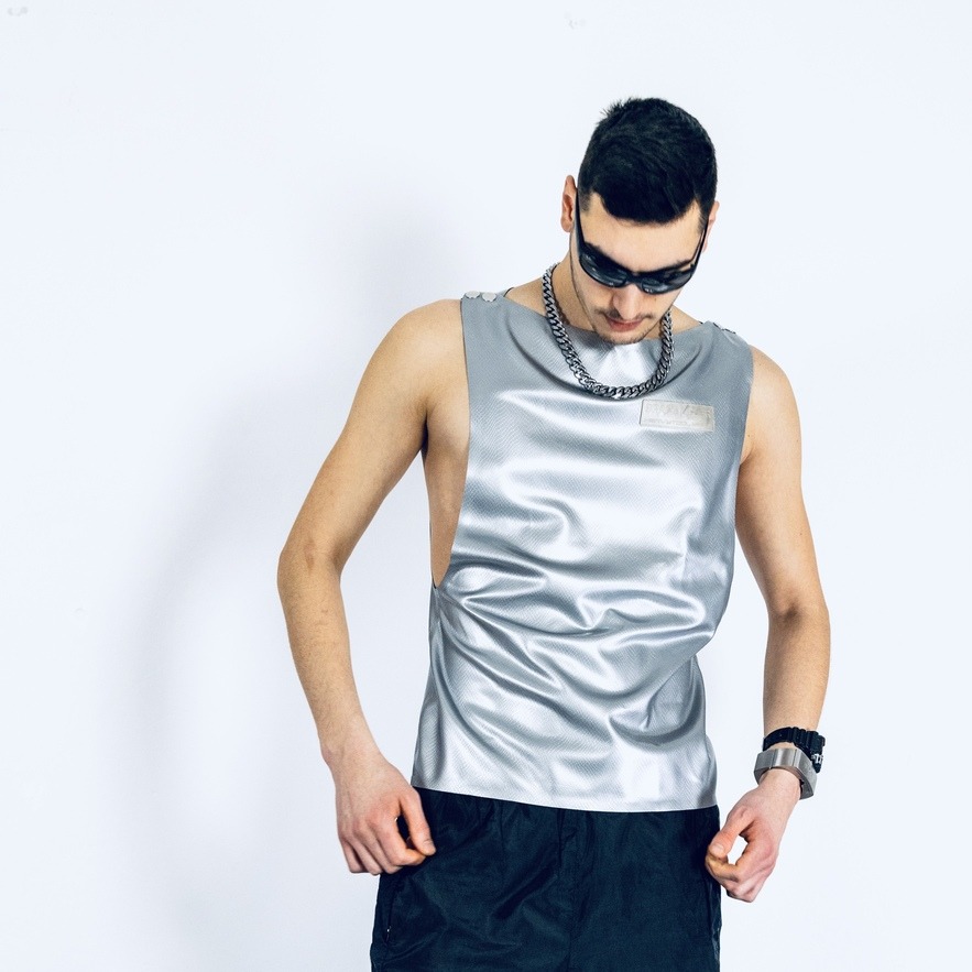 heavytool-gear-rubber-latex-berlin-sleeveless-reptile-silver