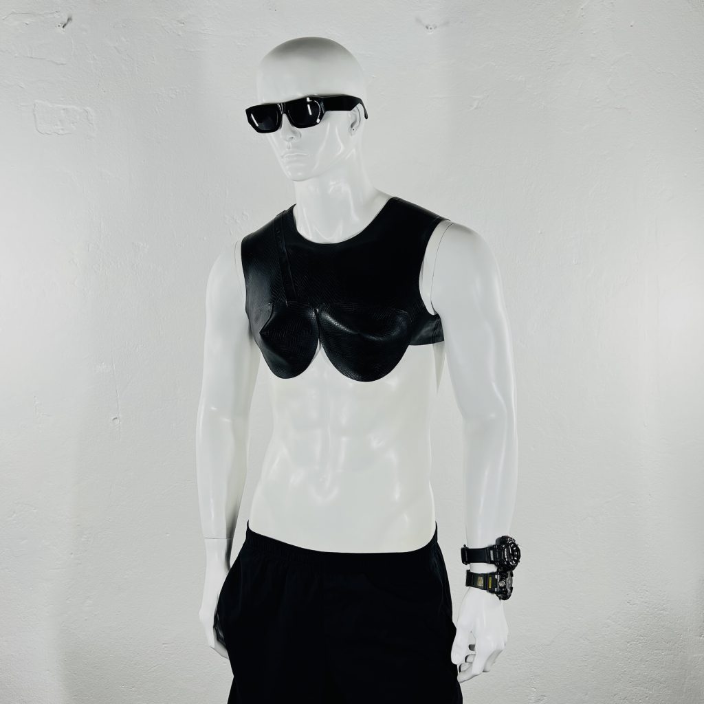 latex-rubber-fashion-fetish-heavytool-gear-unisex-black-croptop-bra-handmade-reptile-embossed