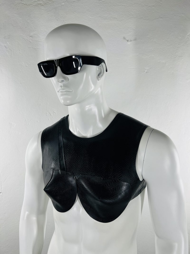 latex-rubber-fashion-fetish-heavytool-gear-unisex-black-croptop-bra-handmade-reptile-embossed