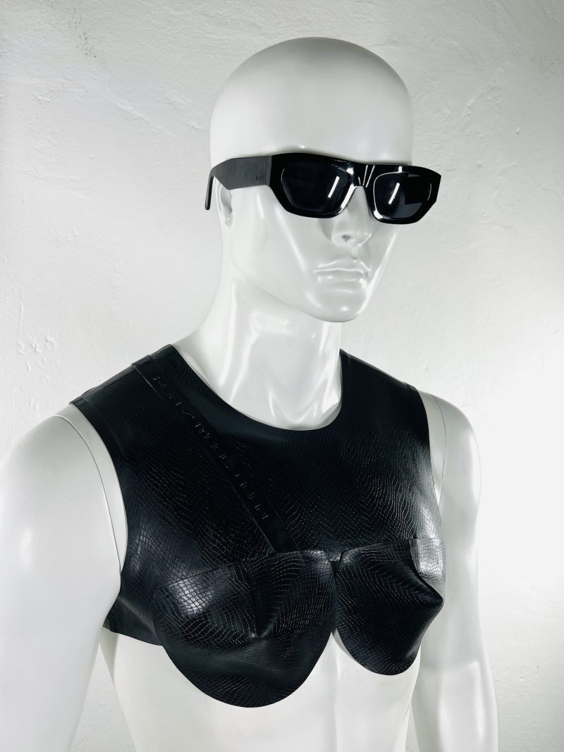 latex-rubber-fashion-fetish-heavytool-gear-unisex-black-croptop-bra-handmade-reptile-embossed