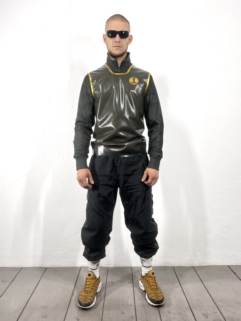 rubber, latex, trikot, sleeveless, premium, logo, couture, حبيبي, habibi, heavytool gear, sport, gay, fetish, berlin