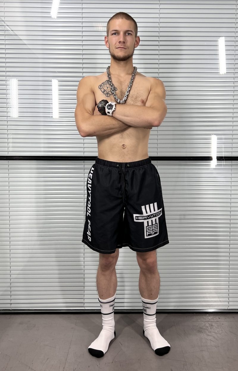 swim trunks, black, sport, shorts, heavytool gear, fetish, gay, berlin