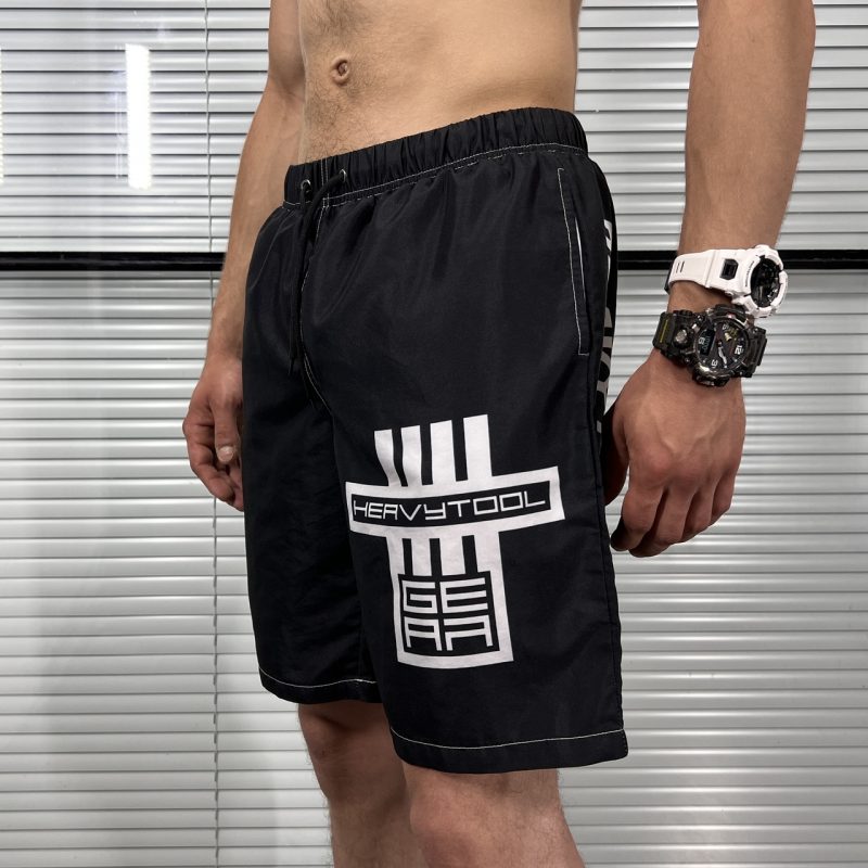 swim trunks, black, sport, shorts, heavytool gear, fetish, gay, berlin