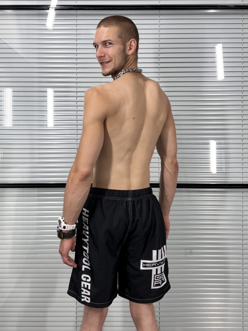 swim trunks, black, sport, shorts, heavytool gear, fetish, gay, berlin
