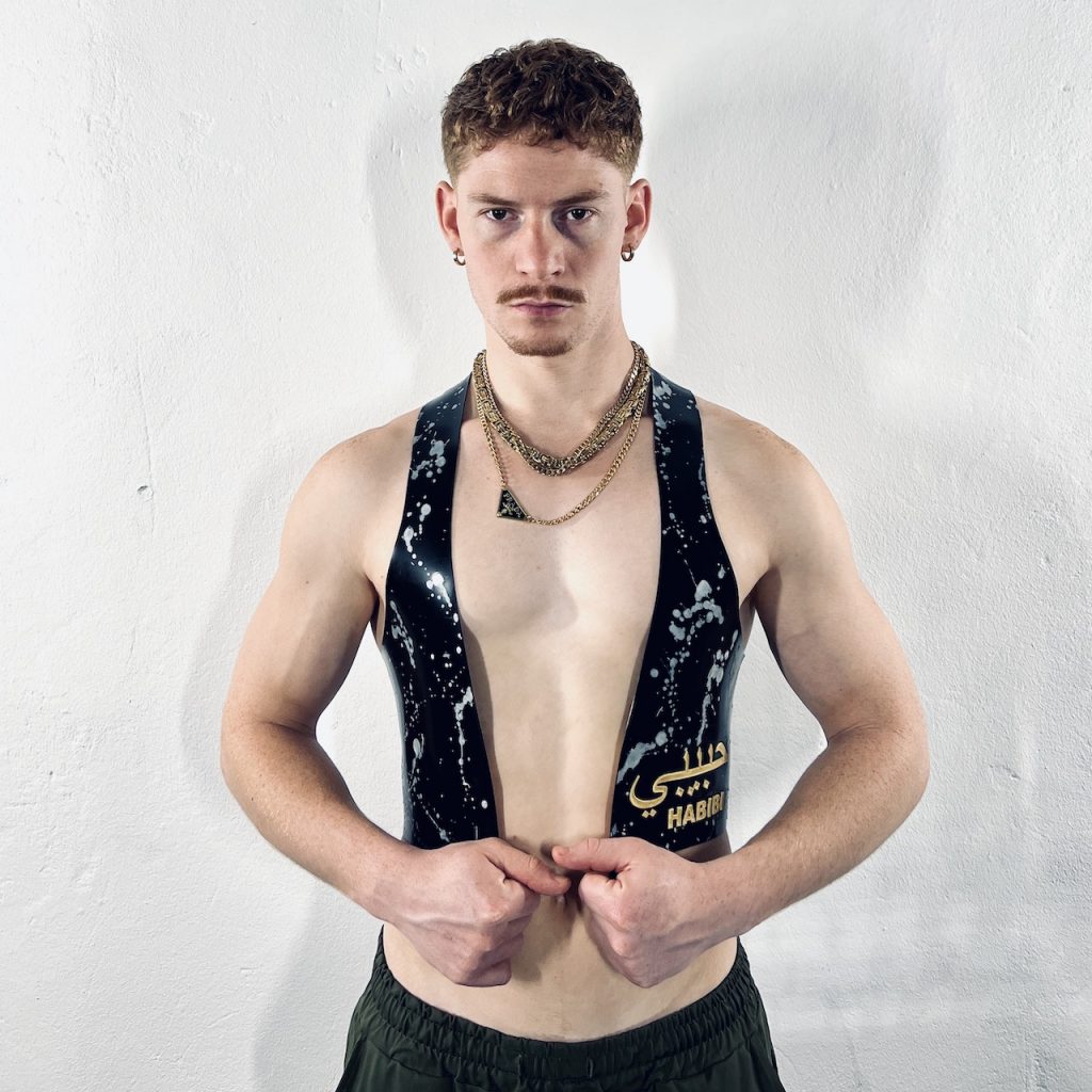 Latex crop vest Habibi حبيبي